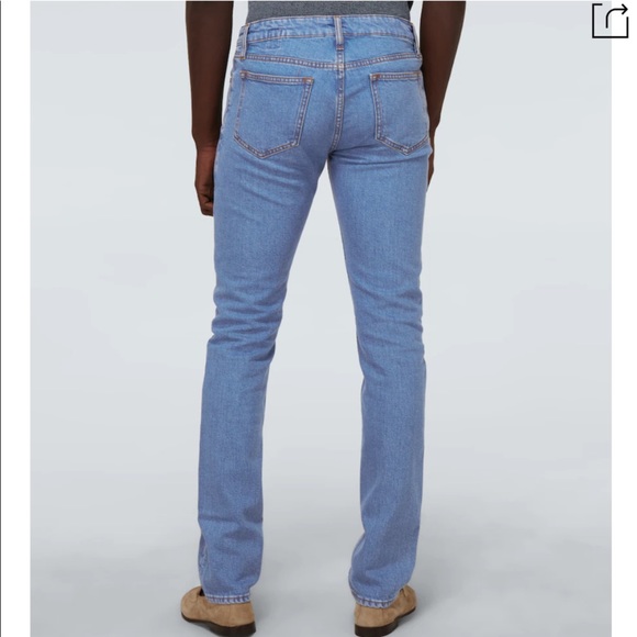 NWOT Thom Sweeney Slim Fit Light Blue Bespoke Jeans Size 30 (measurements) - Picture 3 of 16